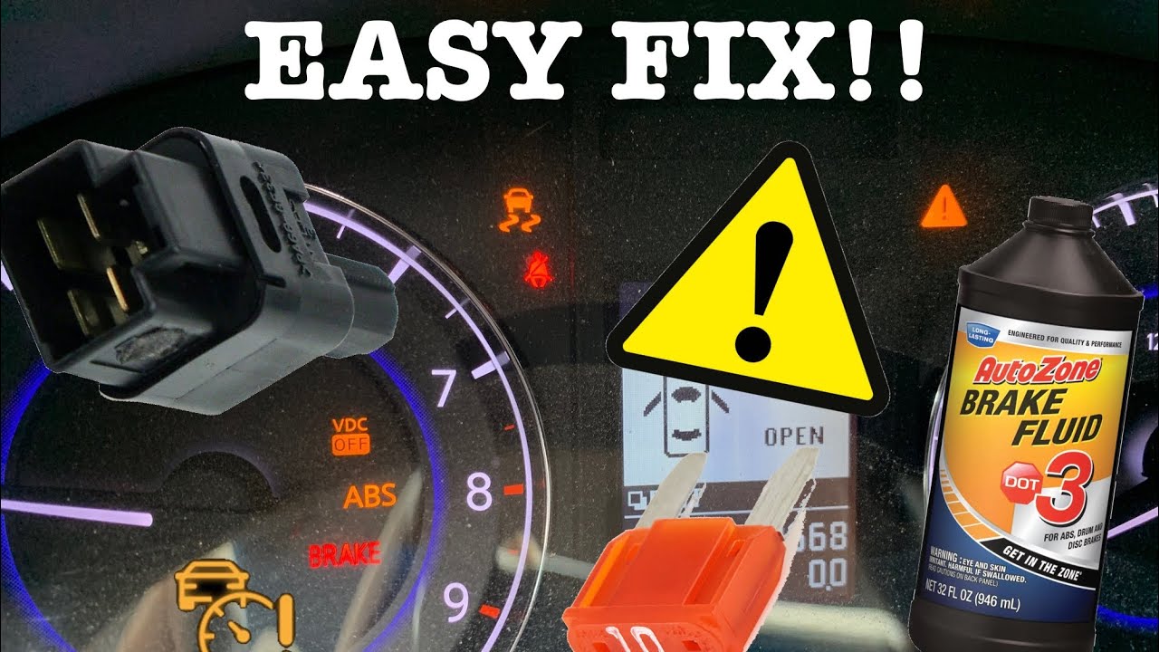 How To Fix Vdc Off Light How To Fix VDC OFF, ABS & SLIP LIGHT G37-370Z - YouTube
