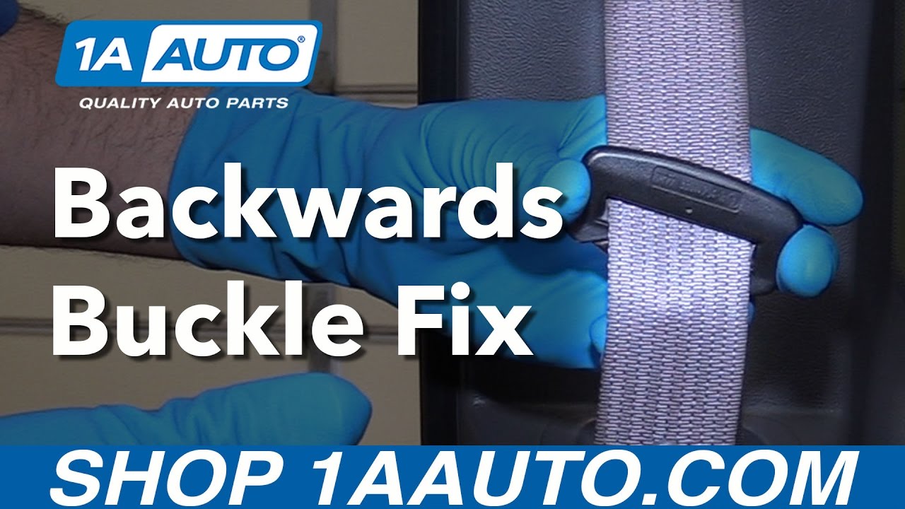 How To Flip Seat Belt Buckle