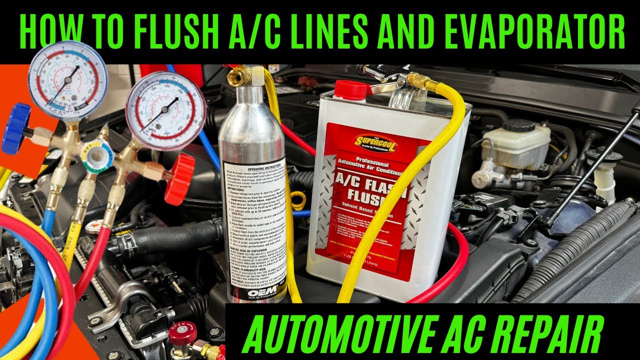How To Flush Ac Evaporator In Car