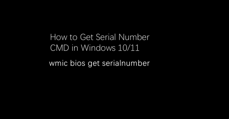 How To Get Battery Serial Number From Cmd
