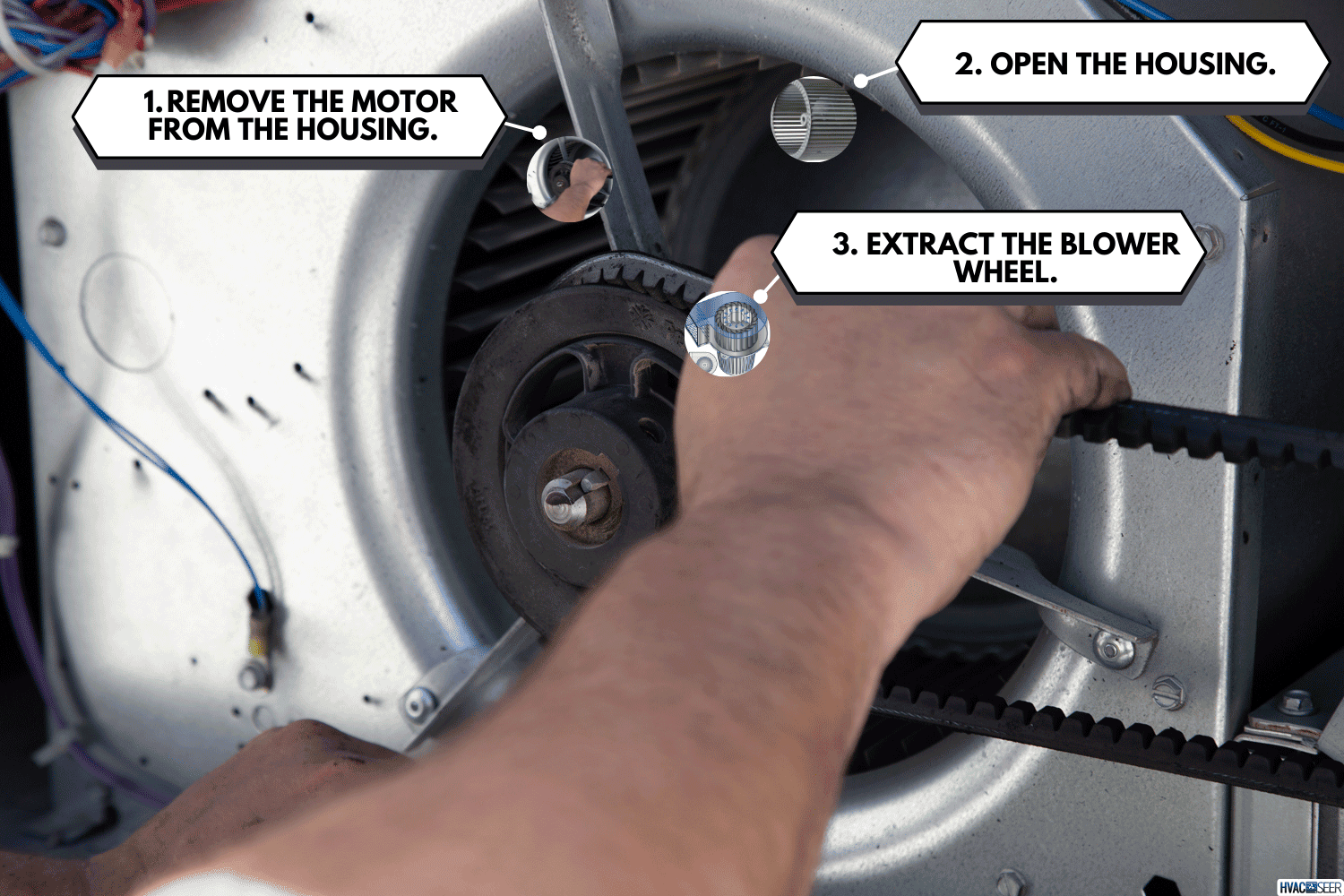How To Take Out Blower Motor How To Get The Wheel Off A Blower Motor [Inc. Troubleshooting If It Is