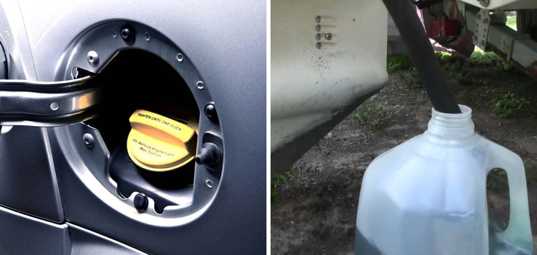 How To Get Water Out Of The Gas Tank