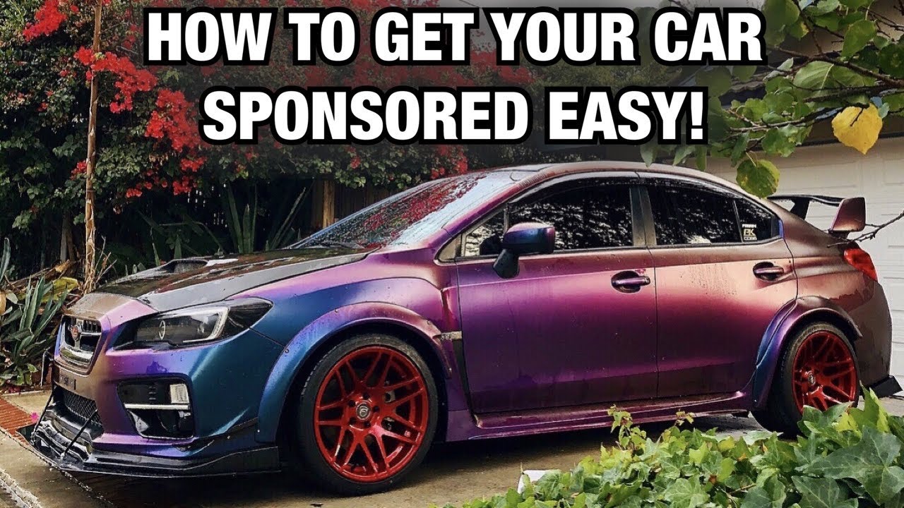 How To Get Your Car Sponsored
