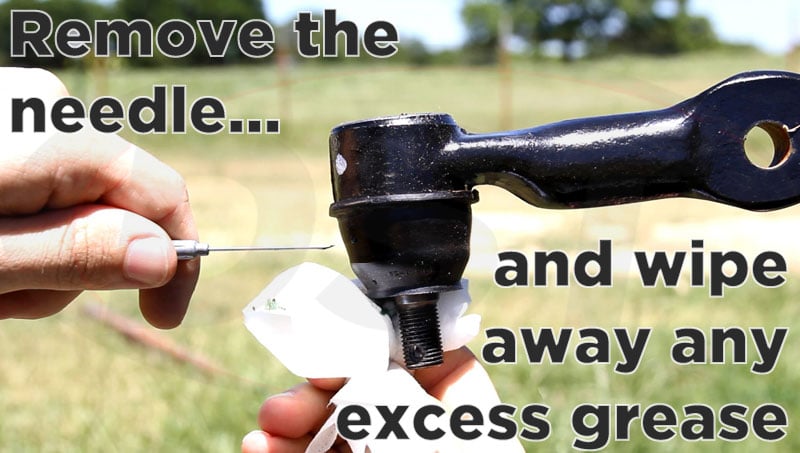 How To Grease Tie Rod Ends How to Grease a Tie Rod with or without a Zerk Fitting | Suspension.com