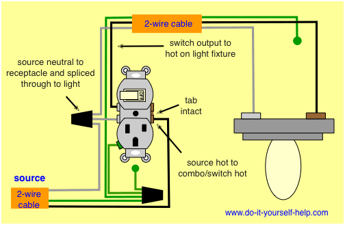 How To Hook Up A Light Switch Diagram
