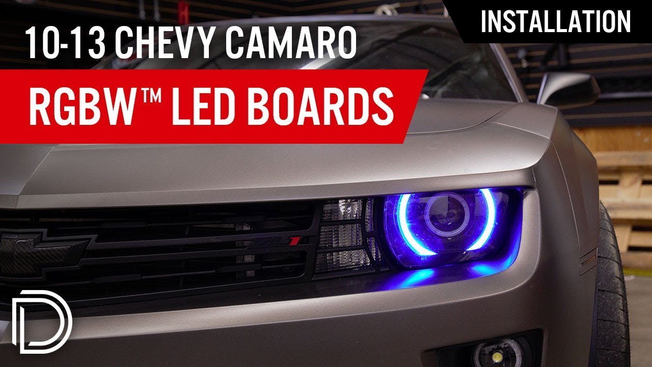 How To Remove The 2012 Camaro Headlight Bulb How to Install 2010-2013 Chevrolet Camaro RS/2012-2015 Camaro ZL1 RGBW