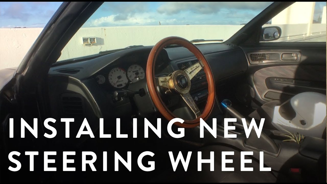 Installation Of An Nrg Innovations Quick Release Hub In A Nissan 240sx