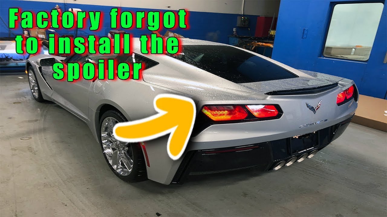 How To Install A Rear Wing Spoiler How to install a spoiler on a corvette in under 20 minutes. works on