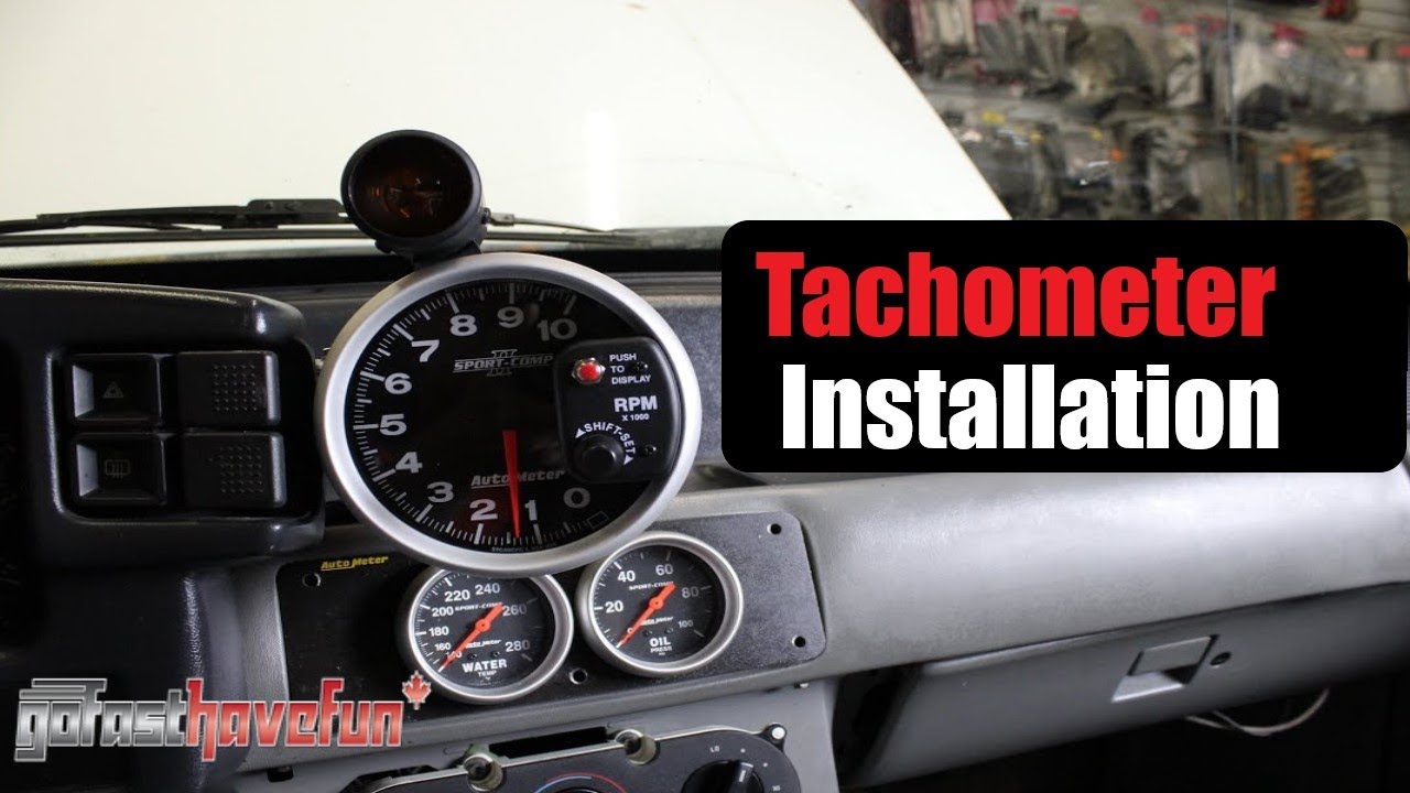 How To Install Aftermarket Rpm Gauge How To Install A Tachometer Rpm Gauge