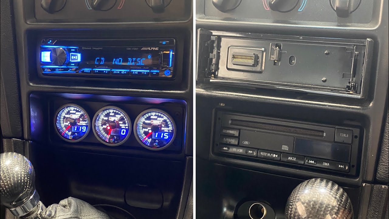Installation Of An Aftermarket Head Unit In A Nissan 240sx