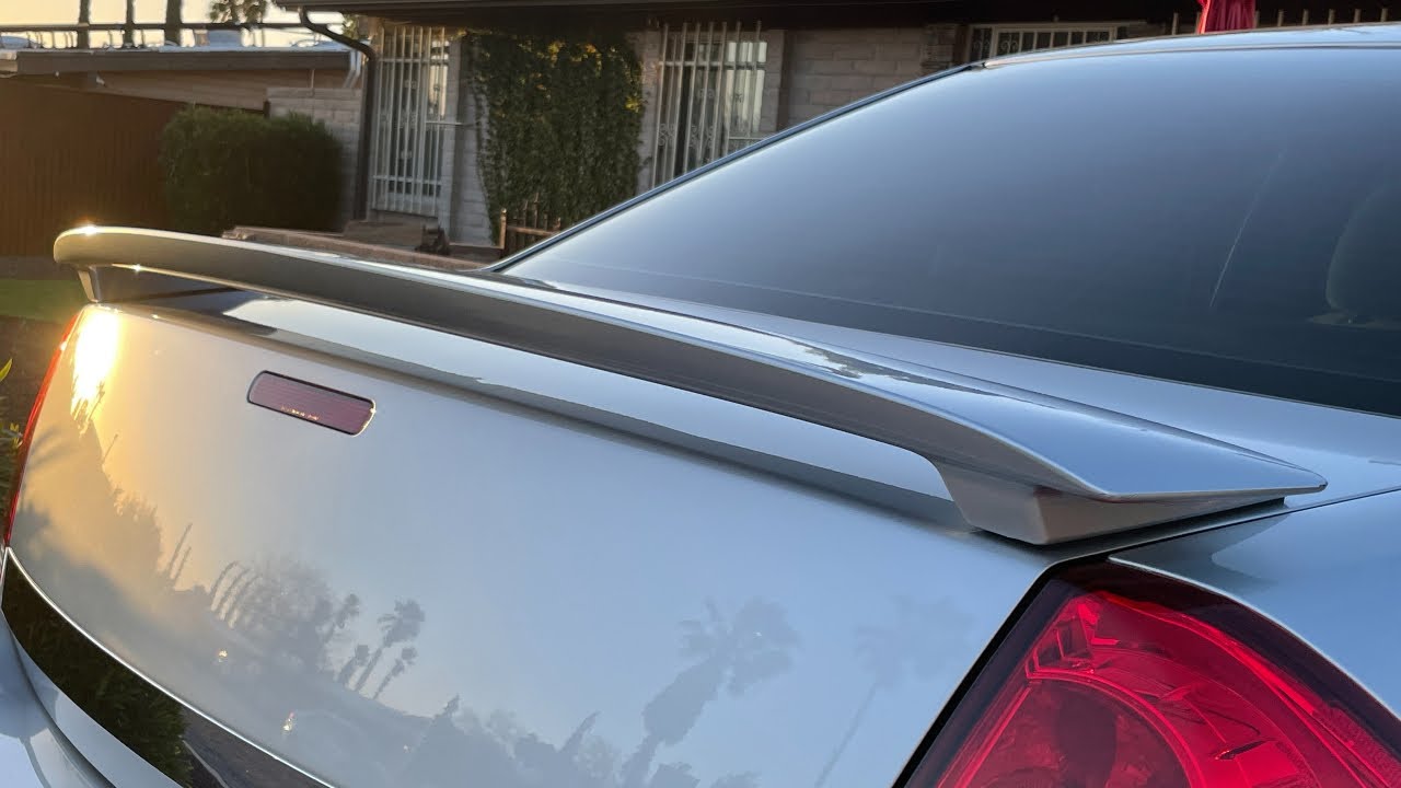 How To Put A Spoiler On A Car How To Install An Aftermarket Spoiler - YouTube