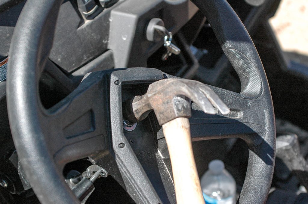 How To Install A Aftermarket Steering Wheel HOW-TO: INSTALL AN AFTERMARKET STEERING WHEEL - UTV Action Magazine