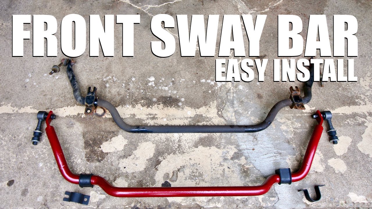 How To Replace A Stabilizer Bar How to Install an Upgraded Front Sway Bar - YouTube