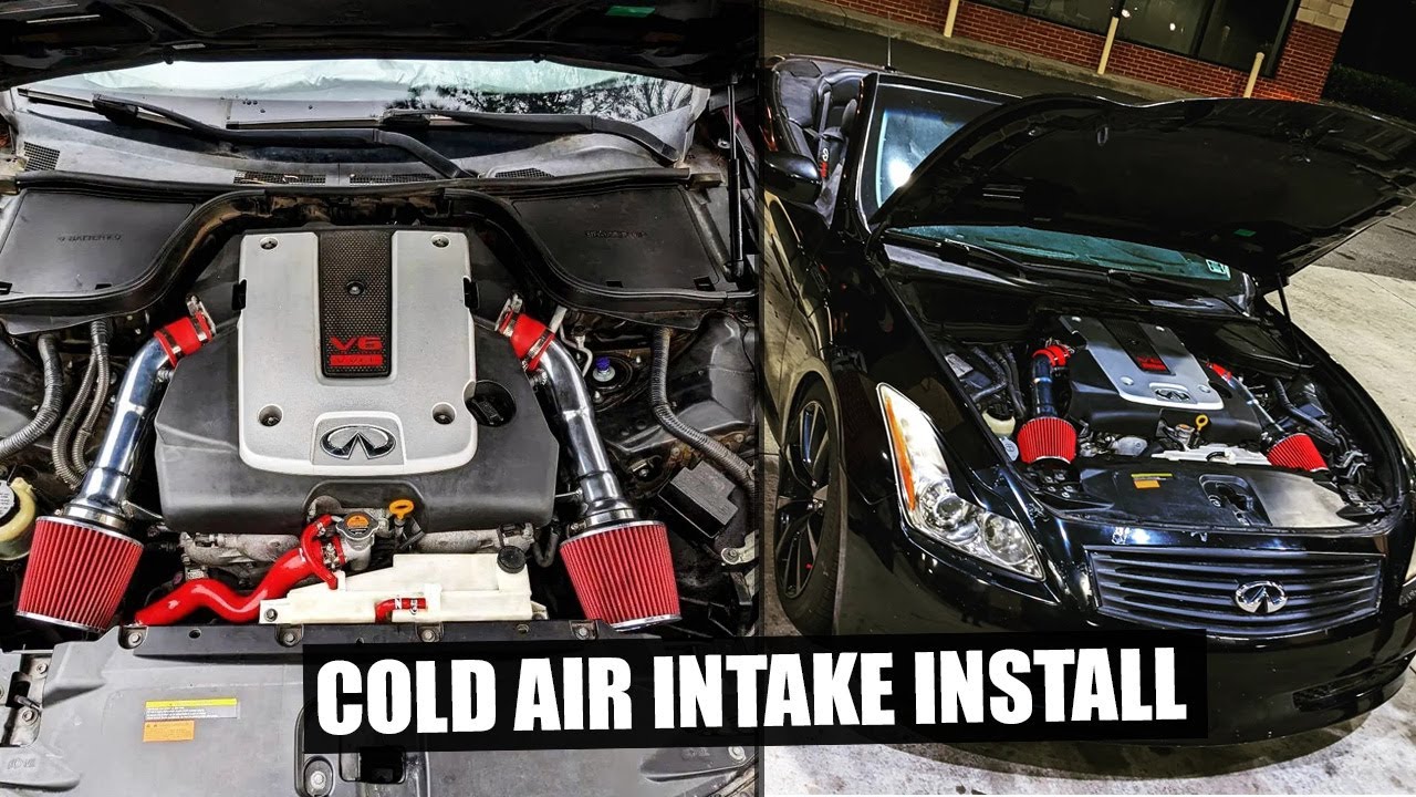 How To Cold Air Intake On 2012 G37