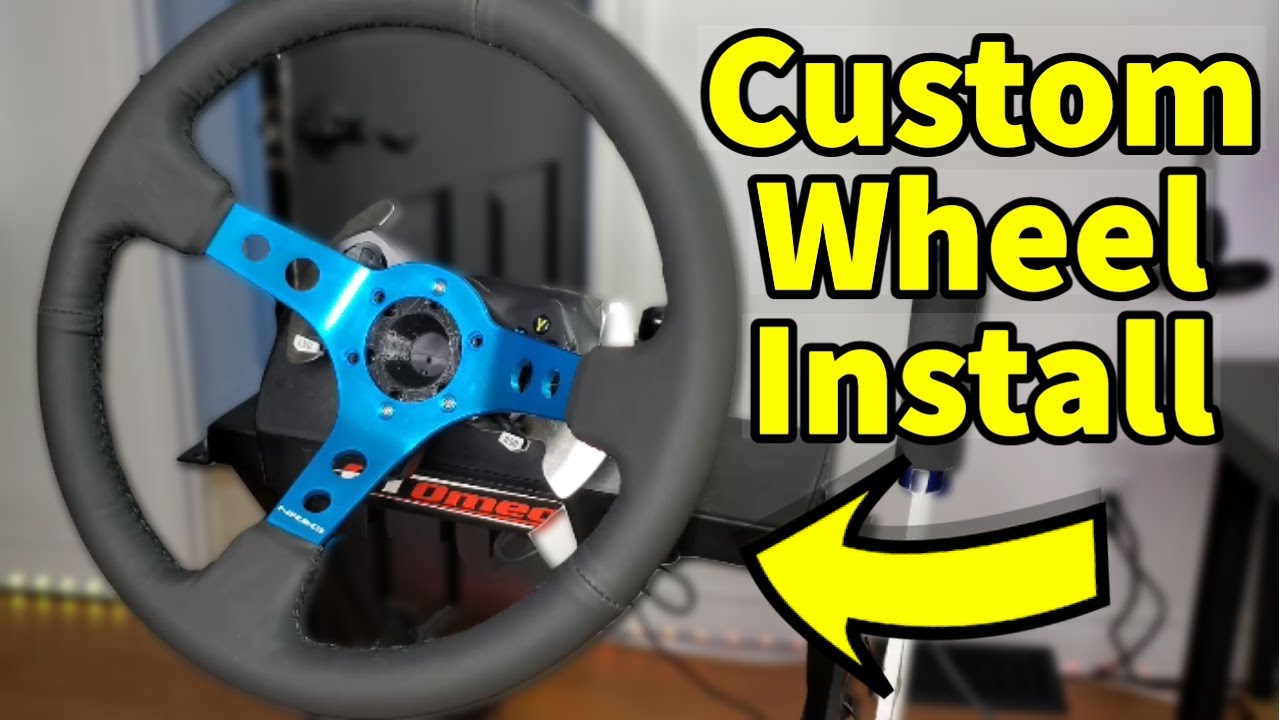 How To Install Aftermarket Steering Wheel How to Install Custom Steering Wheel Logitech G920 G29 Tutorial - YouTube