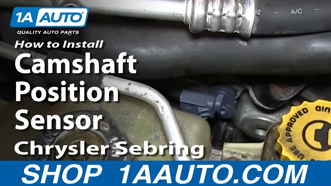 How To Install A Cam Sensor How To Install Replace Camshaft Position Sensor 2.7L V6 Chrysler Dodge