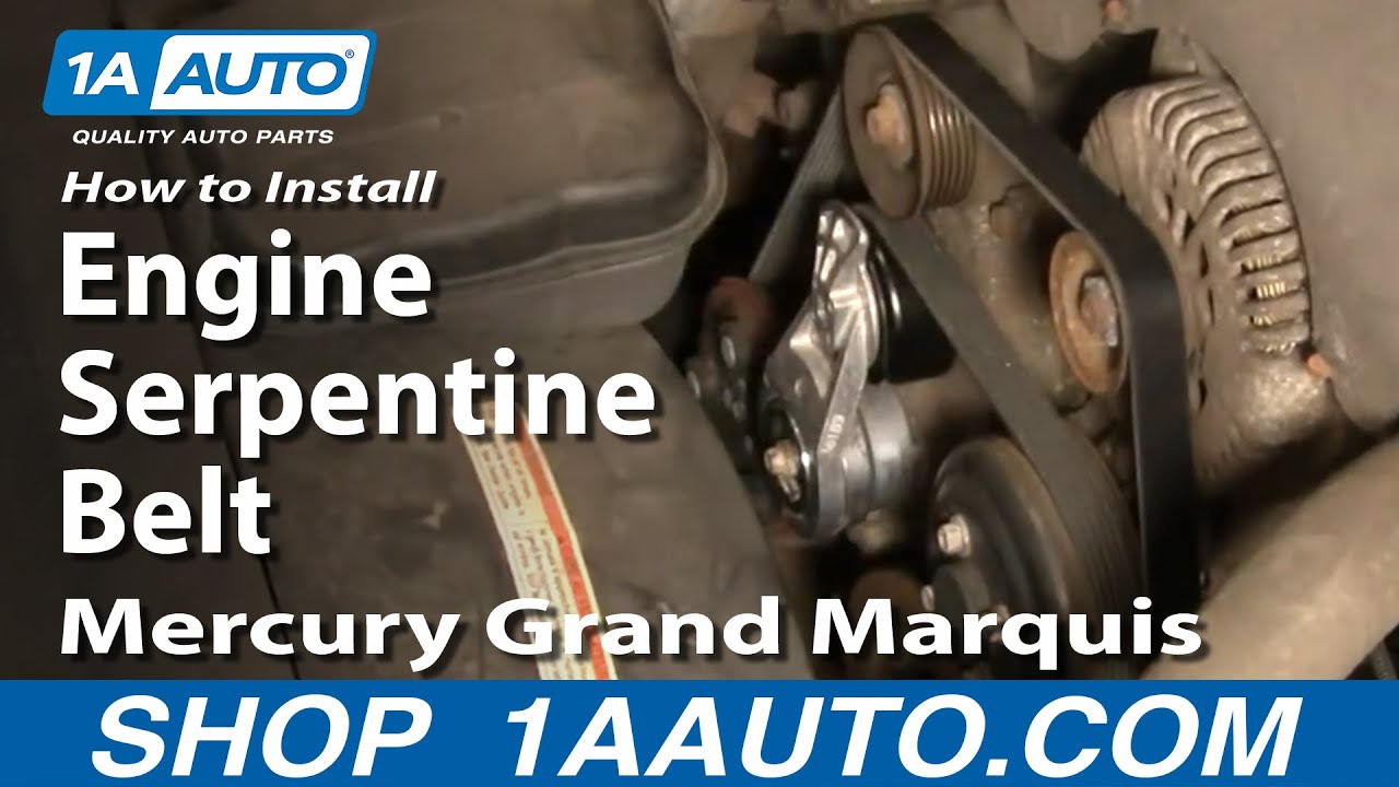 2006 Mercury Grand Marquis Serpentine Belt Diagram
