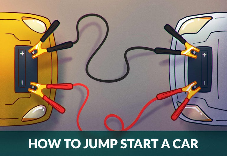 Steps To Jumping A Car With Jumper Cables