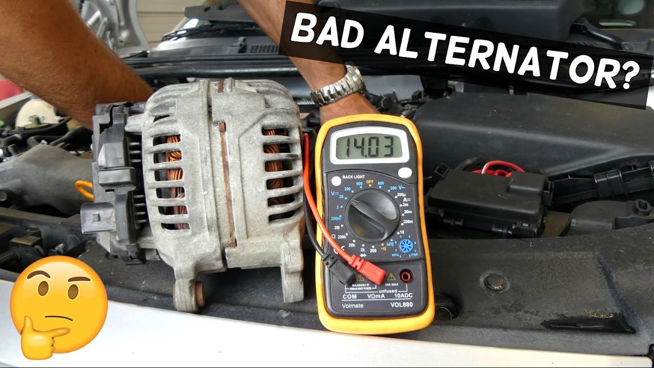 How To Tell My Alternator Is Bad