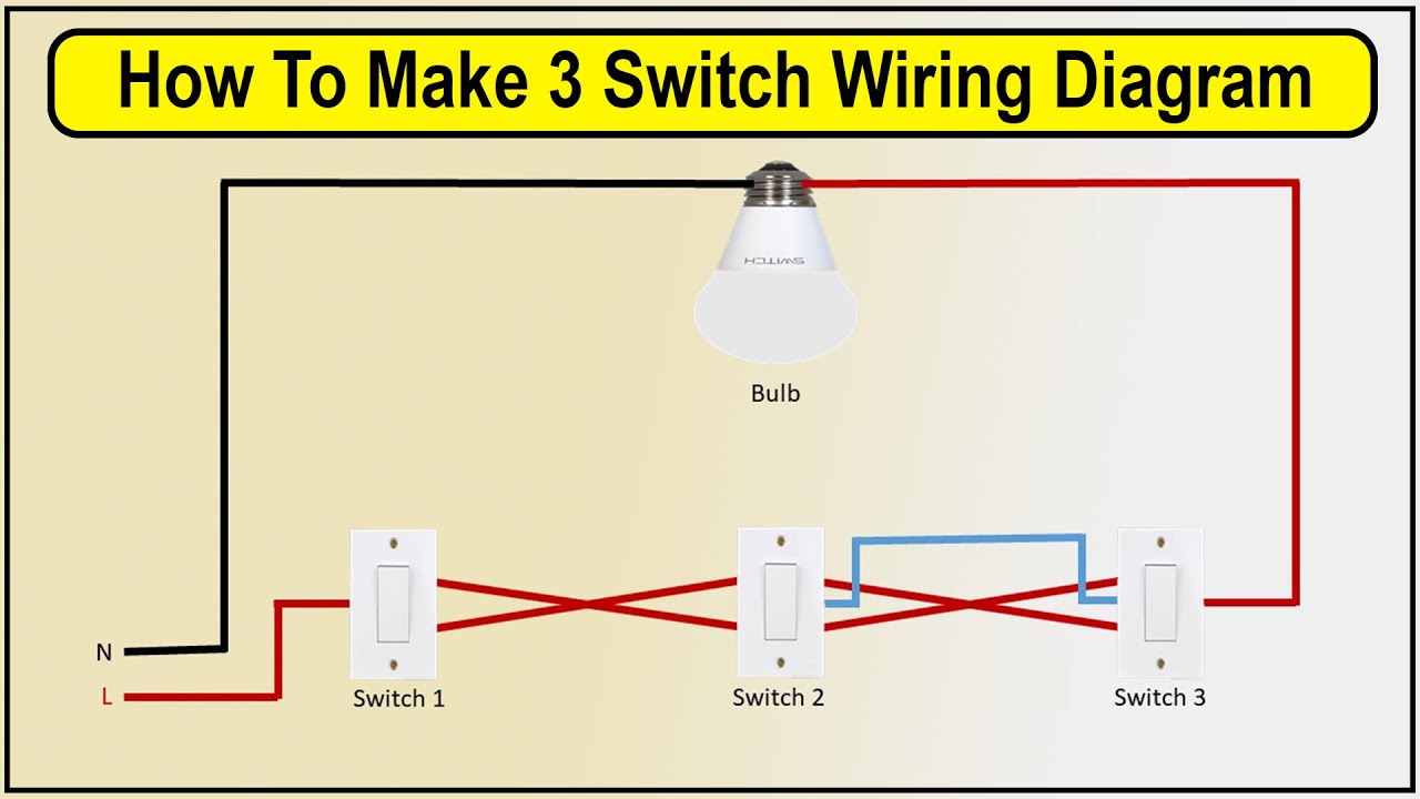 Wiring Diagram For 3 Lights One Switch
