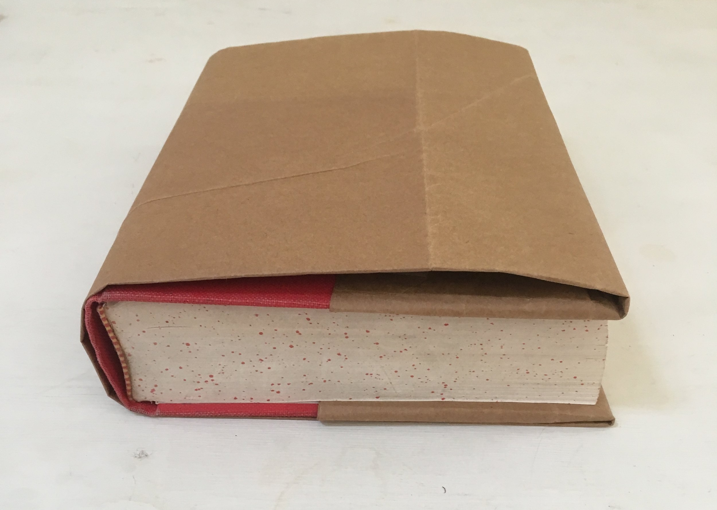 How To Make A Paper Textbook Cover How to make a book cover from a paper grocery Sack. — Ross & Wallace