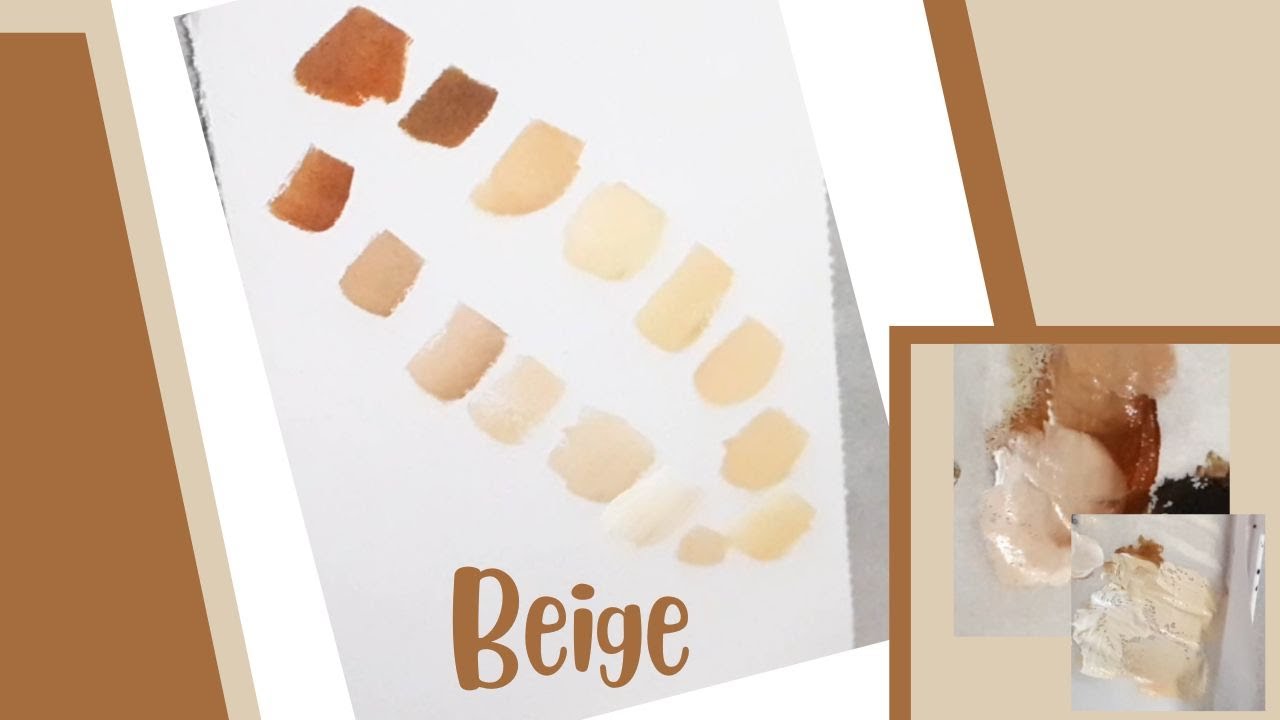 How Do You Make Beige Color