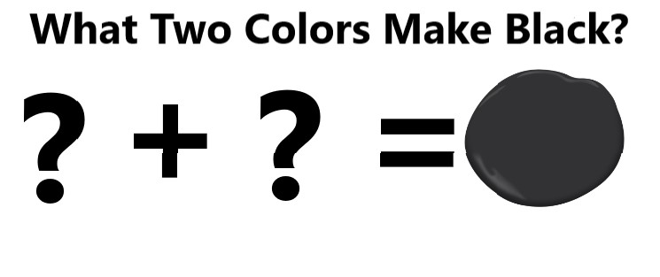 What Two Colors Make Black Paint