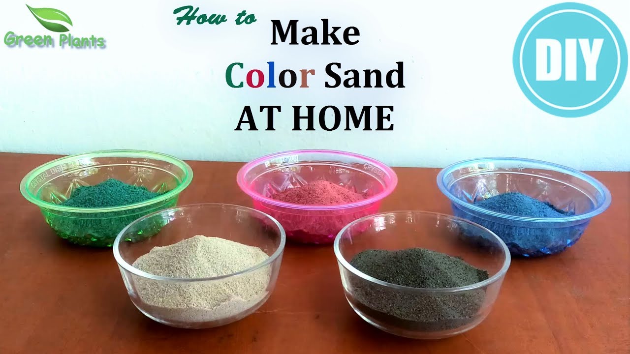 How Do You Make Coloured Sand