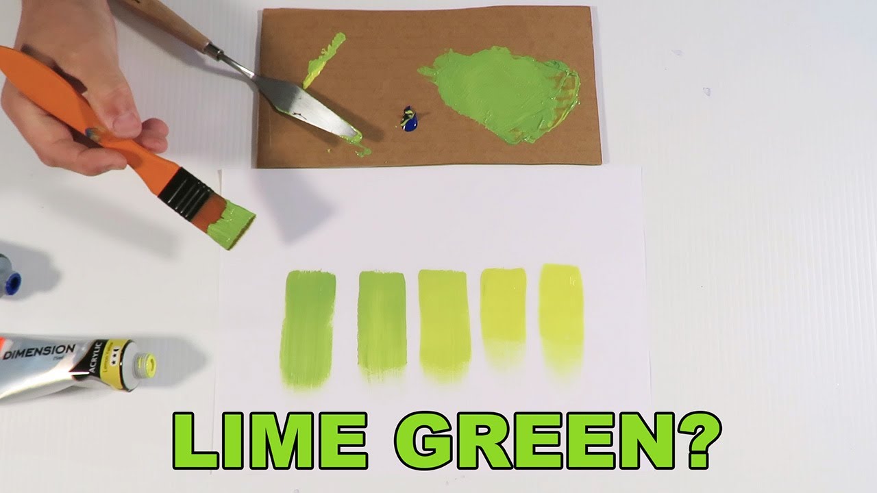 How To Make Lime Green Color