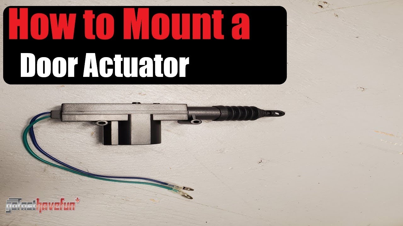 How To Install Aftermarket Door Lock Actuator How to Mount / Install a Door Lock Actuator (12 Volt) | AnthonyJ350