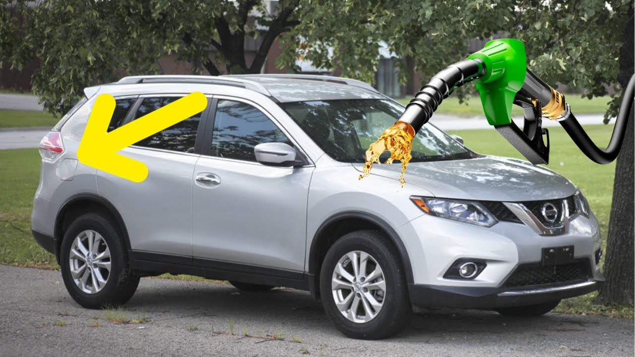 How To Open Gas Tank On Nissan Rogue How to Open Gas Door in Nissan Rogue 2-Gen? - YouTube
