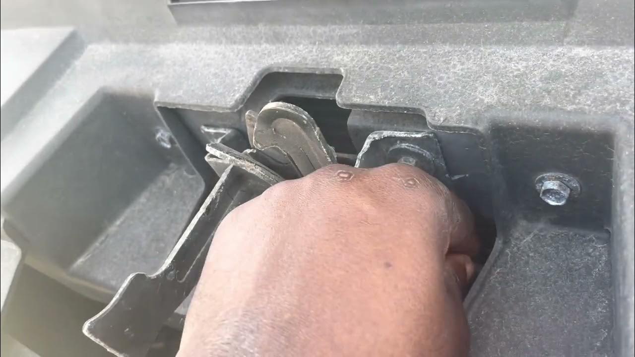 How To Open Car Hood When Cable Breaks How to open hood when hood release cable is broken - YouTube