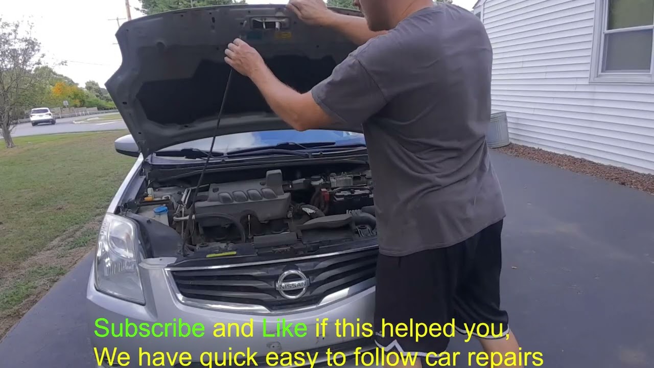 How To Open A Nissan Sentra Hood