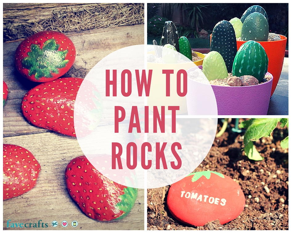 How To Paint A Rock For Outdoors