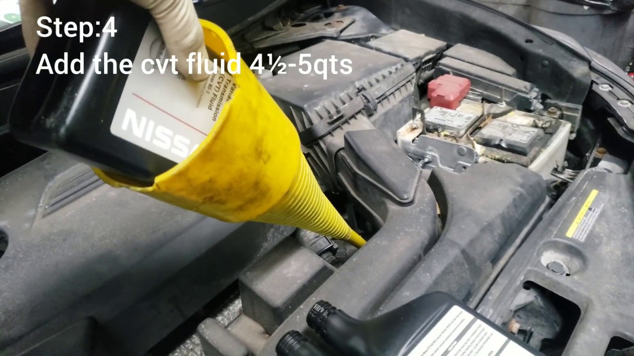 How To Check Cvt Fluid Level Nissan Altima No Dipstick HOW TO PERFORM NISSAN CVT FLUID SERVICE ON ALTIMA / PATHFINDER / ROGUE