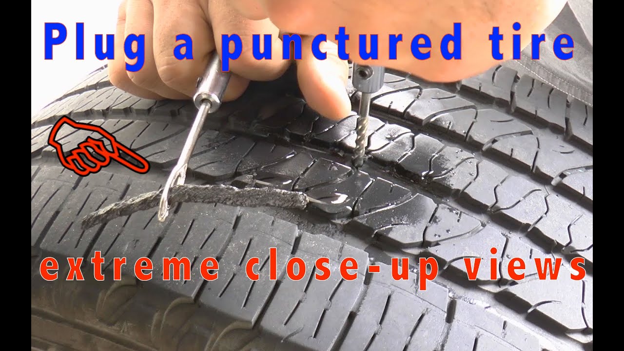 How To Put In A Tire Plug