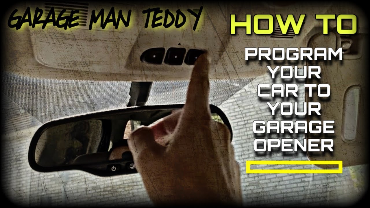 How To Program Nissan Garage Door Opener How to program your car to your garage door opener - YouTube