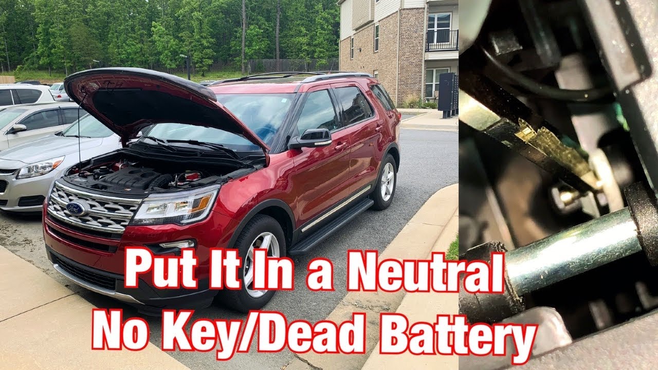 How To Put A Car In Neutral When Its Dead How to Put Ford Models in Neutral Without a Key or a Dead Battery - YouTube