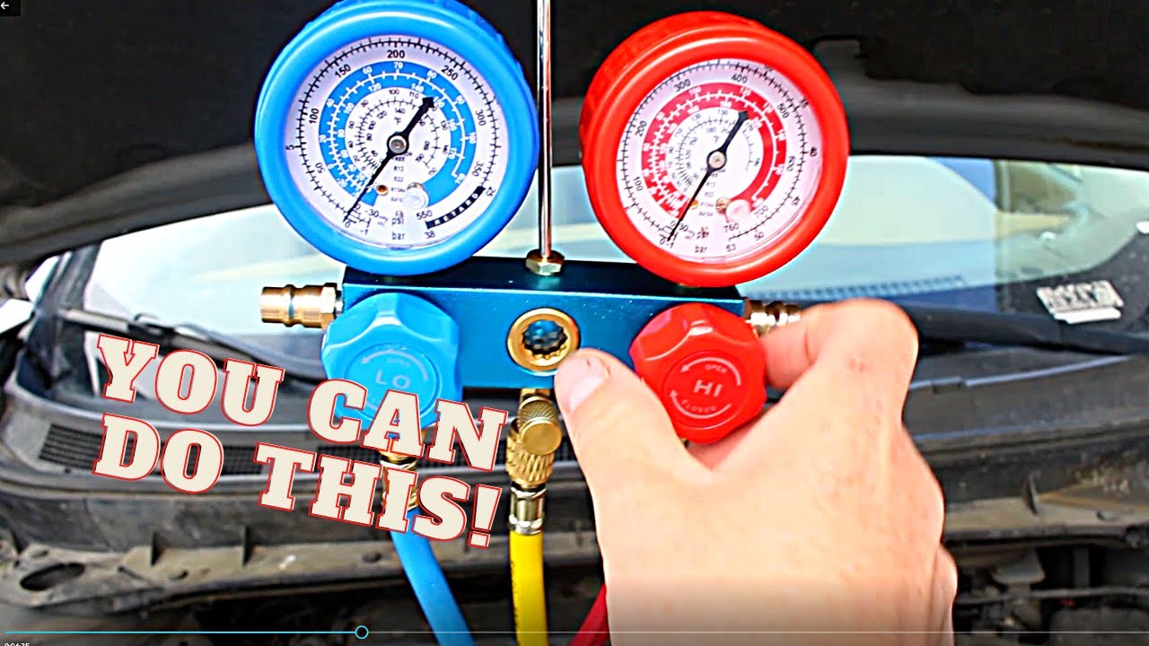 How To Charge Ac System With Gauges