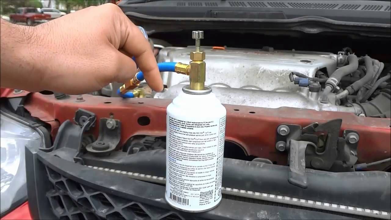 How To Add 134a To A Car How To Refill AC Refrigerant In A Car (R134a)- FULL Tutorial | Auto