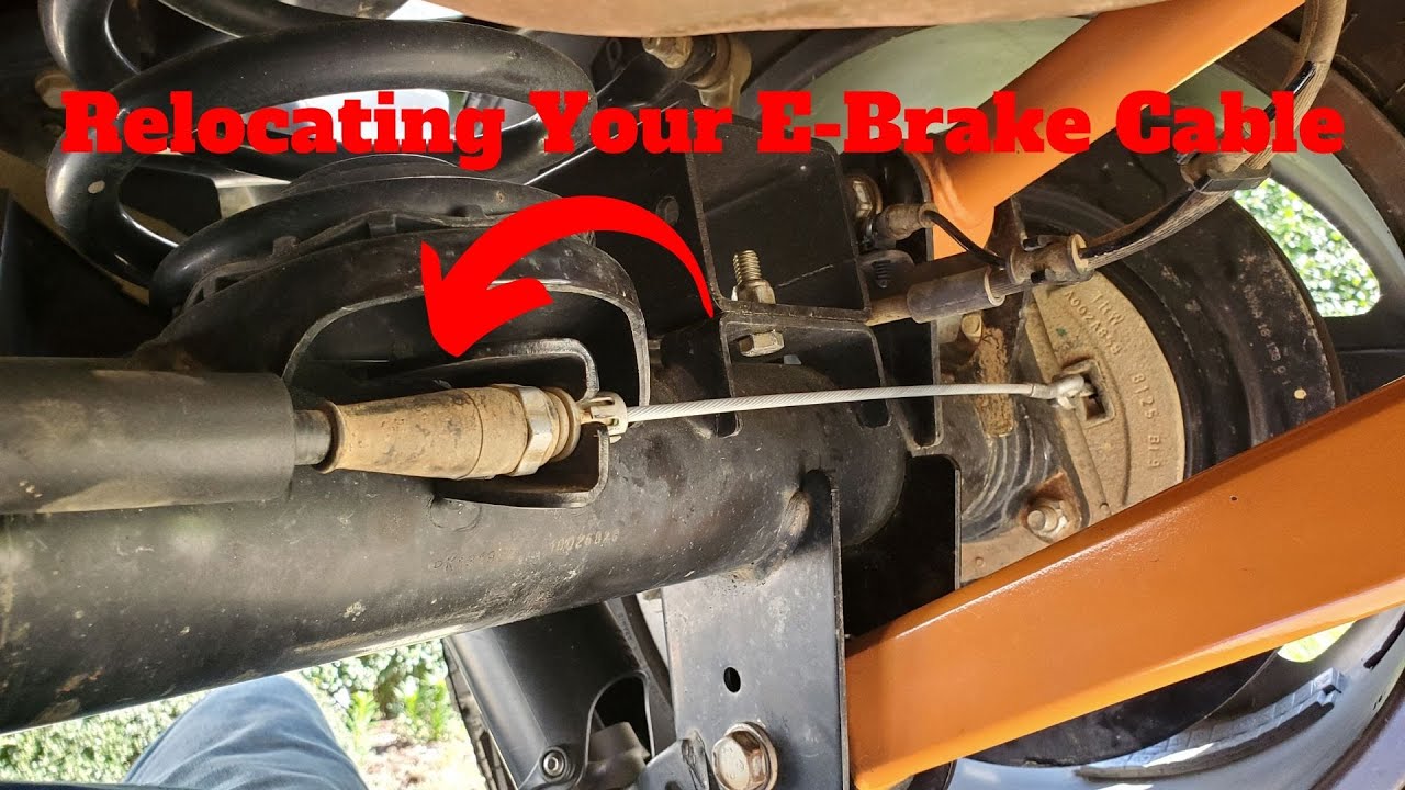 How To Replace E Brake Cable How To Relocate Your E-Brake/Parking Brake Cable - YouTube