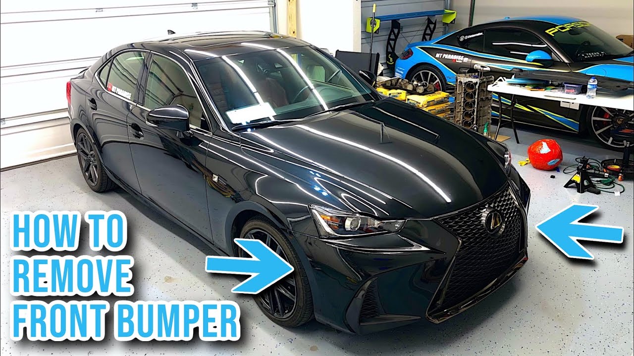 How To Take A Bumper Off A Car How To Remove 2014-2021 Lexus IS Front Bumper - YouTube
