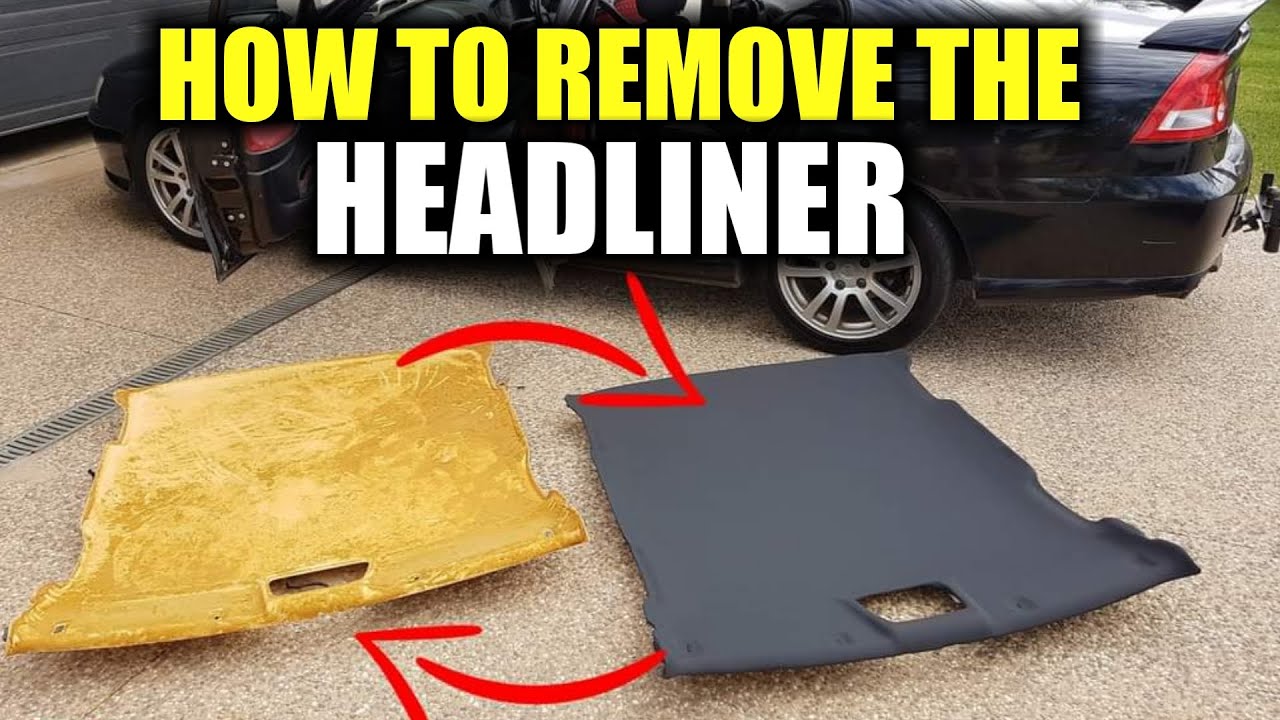 How To Remove Headliner From Car How To Remove a SEDAN Car HEADLINER In Any Vehicle - YouTube