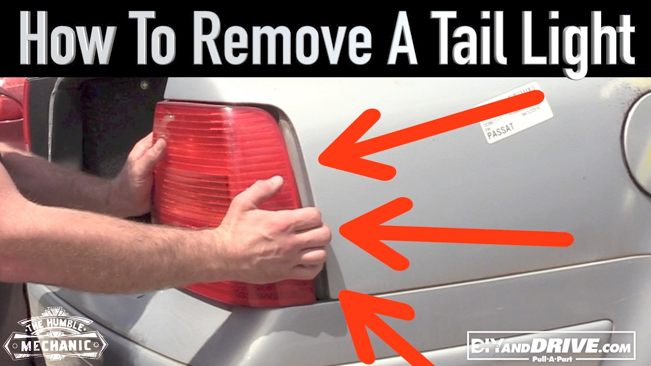 How To Remove The Tail Light How To Remove a VW Tail Light ~ Salvage Yard Tips - YouTube