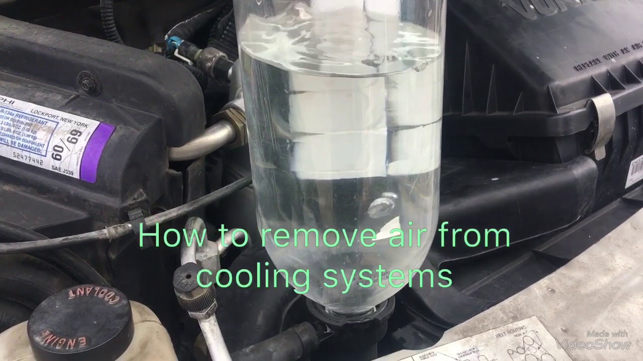 How To Remove Air From Cooling System