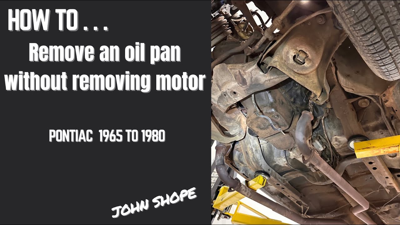 How To Remove A Oil Pan