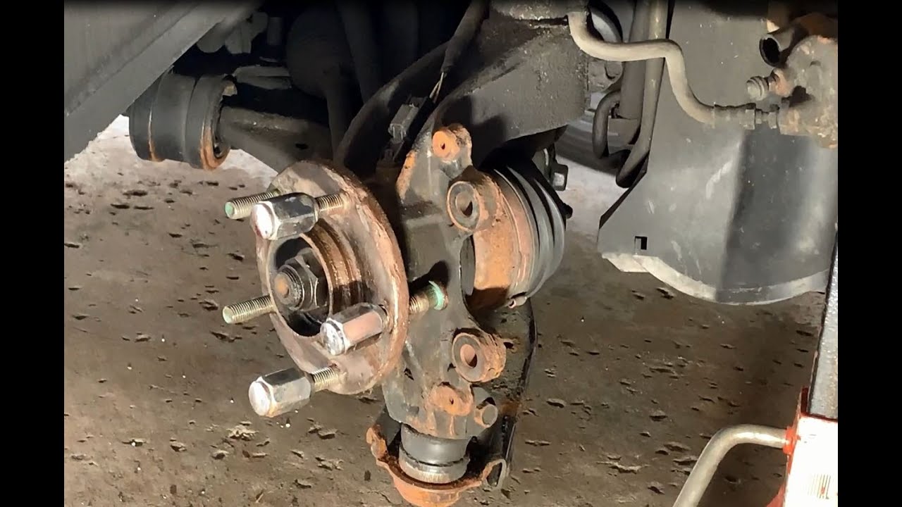 How To Remove A Broken Wheel Stud How to remove and replace a stripped or broken wheel stud - YouTube