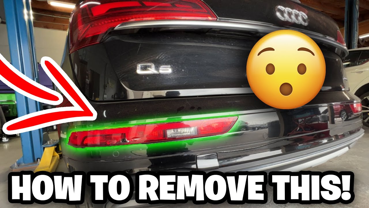 How To Remove The Tail Light How To Remove Audi Q5 Rear Tail Light EASY - YouTube