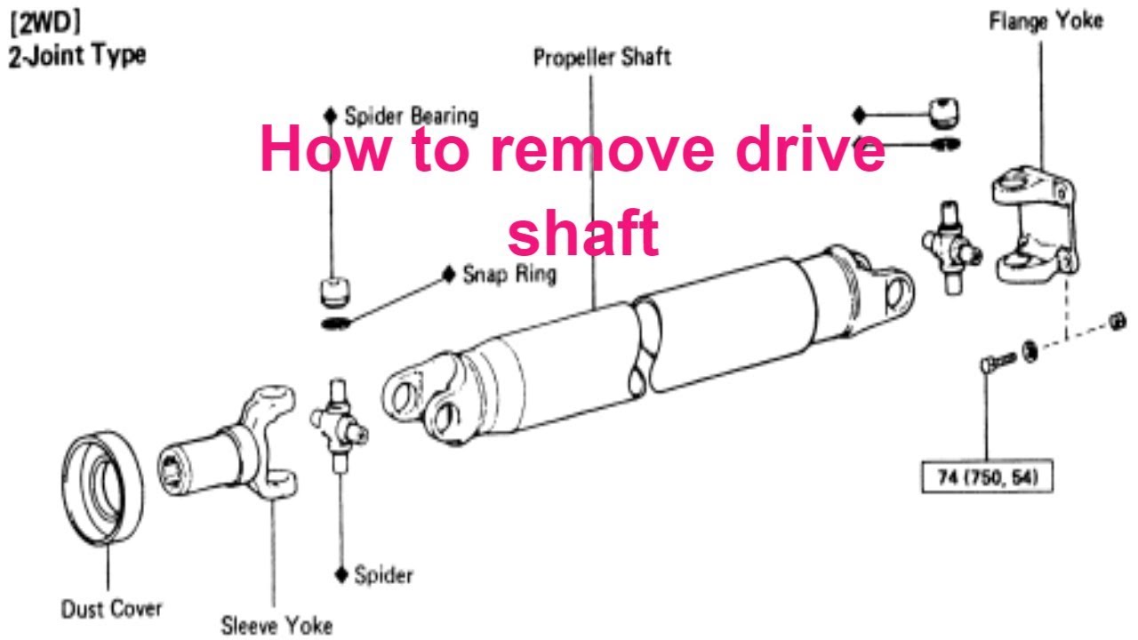 How To Remove The Drive Shaft
