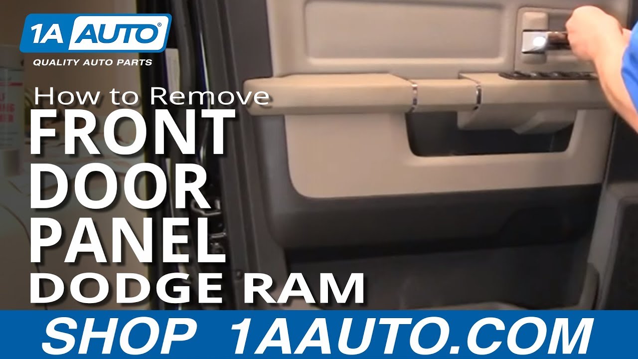 How To Remove Front Door Panel How To Remove Front Door Panels 09-18 Dodge Ram - YouTube
